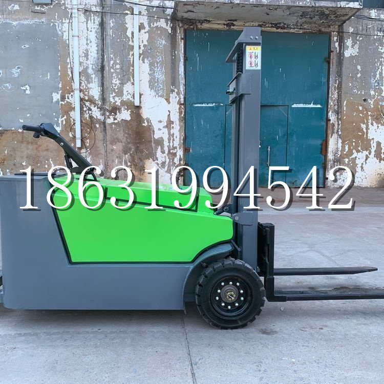 班玛县小型电动叉车1吨2吨步行站驾式电瓶堆高充电装卸车液压升降车铲车
